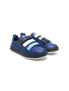Camper Colour-block Touch-strap Sneakers In Red