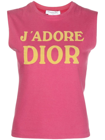 Pre-owned Dior 2000s  J'adore  Tank In Pink