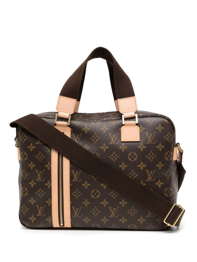 Pre-owned Louis Vuitton 2007  Monogram Sac Bosphore Two-way Bag In Brown