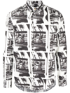 PS BY PAUL SMITH PHOTOGRAPHIC-PRINT LONG-SLEEVED SHIRT