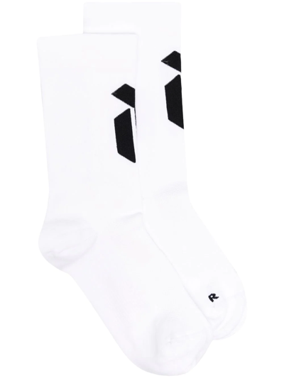 Peak Performance Logo-print Socks In White