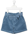 RALPH LAUREN BOW-DETAIL CORDUROY SHORTS