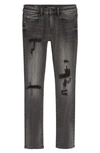 Cult Of Individuality Distressed Super Skinny Jeans In Flint