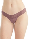 Hanky Panky Signature Lace Low Rise Thong In Artichoke Heart