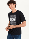 Dkny Men's Elevation Lines T-shirt In Black