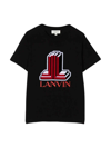 LANVIN BLACK T-SHIRT UNISEX