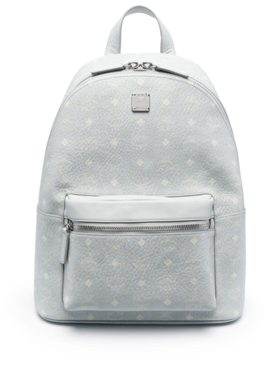 Grey mcm backpack deals