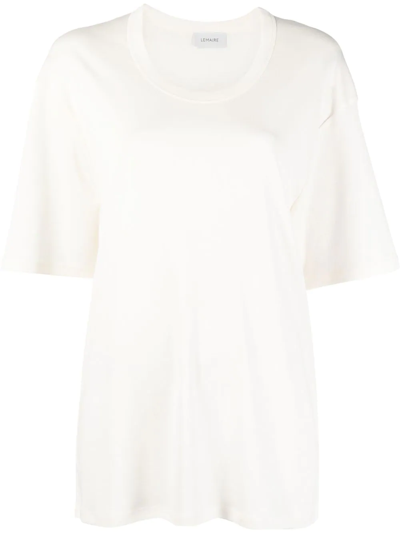 Lemaire Off-white Fine Rib T-shirt