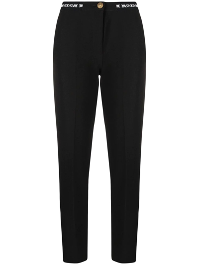 Versace Jeans Couture Cady Bistretch Black Cigarette Trousers