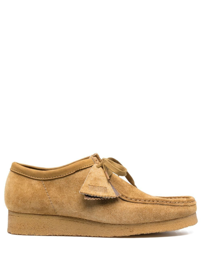 Clarks Originals Lace-up Fastening Boat Shoes In Neutrals