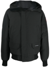 Canada Goose Chilliwack Padded Down Bomber Jacket In Black