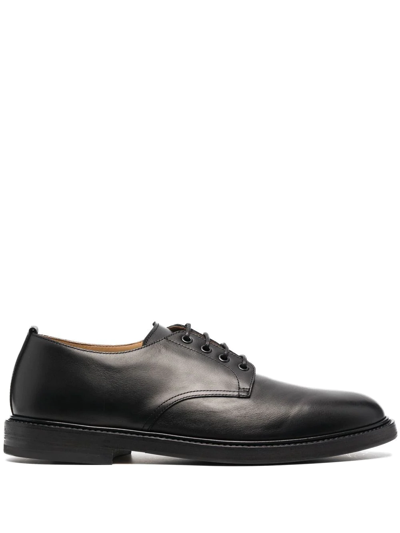 Henderson Baracco Lace-up Leather Derby Shoes In Black