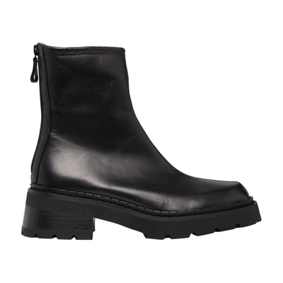 By Far Black Leather Alister Boots