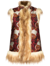 LA DOUBLEJ FAUX-FUR TRIMMED GLIET