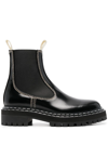 PROENZA SCHOULER POLISHED LEATHER CHELSEA BOOTS