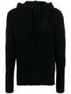 TEN C SHERPA WOOL-BLEND HOODIE