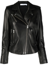 Iro Notched-lapels Biker Jacket In Schwarz
