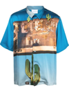 BLUE SKY INN PHOTOGRAPH-PRINT SHORT-SLEEVED SHIRT