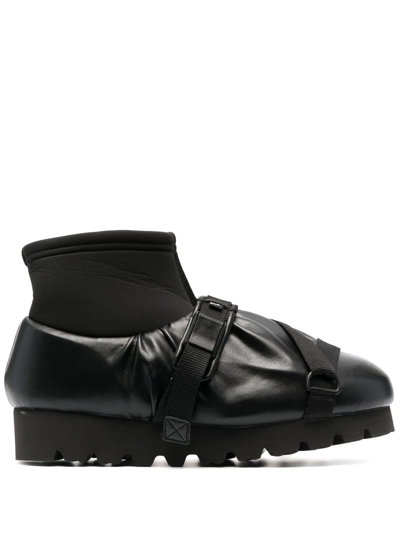 Yume Yume Camp Buckled Sneakers In Black