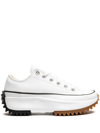 Converse White Run Star Hike Platform Sneakers In White