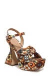 Circus By Sam Edelman Audrea Platform Sandal In Disco Trellis Corduroy
