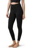 Prana Electa Legging In Black Camo In Solid Black