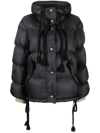 Moncler Genius Sydow Nylon Down Jacket In Black