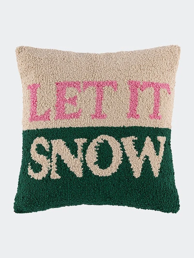Shiraleah "let It Snow" Pillow In Brown