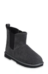 Gaahuu Faux Shearling Lined Boot In Grey