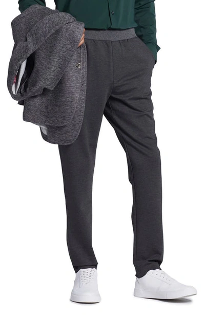 Pino By Pinoporte Dionisio Luxe Inner Drawstring Pants In Charcoal