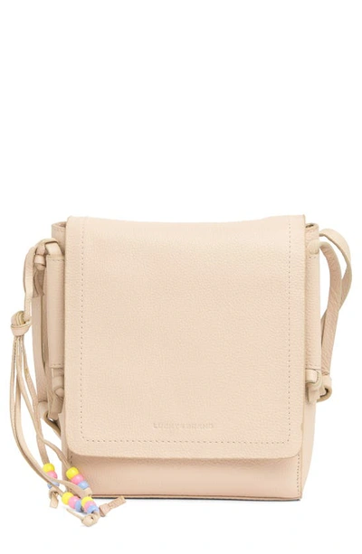 Lucky Brand Atri Crossbody Bag In Stucco Pebbled Leather