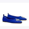 Tory Burch Eleanor Ballet In Marine Amore