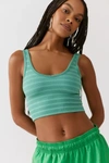 Out From Under Drew Seamless Ribbed Bra Top In Olive