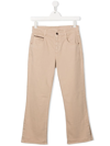 BRUNELLO CUCINELLI CROPPED FLARED-LEG TROUSERS