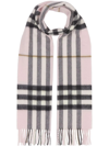 BURBERRY THE CLASSIC CHECK-PATTERN FRINGED SCARF