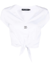 DOLCE & GABBANA DG KNOT-FRONT T-SHIRT