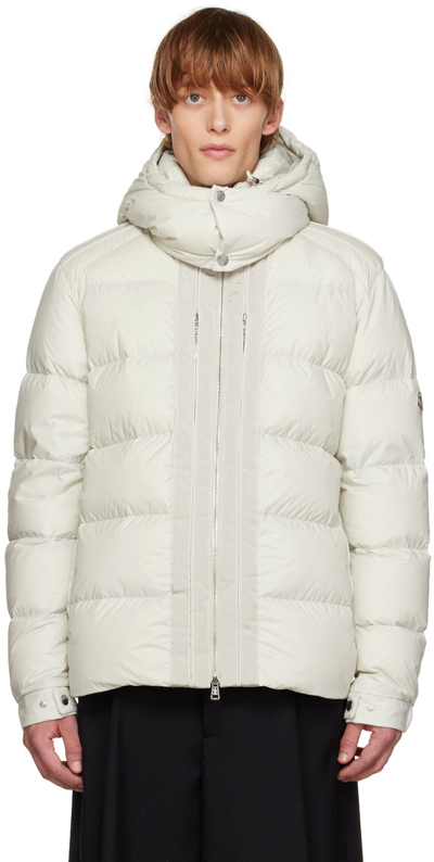 Moncler Off-white Kerinici Down Jacket In 075 White