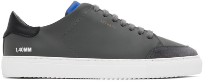 Axel Arigato Gray Clean 90 Triple Sneakers In Dark Grey/black/coba
