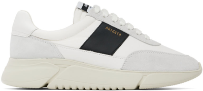 Axel Arigato Genesis Vintage Runner White Panelled Sneakers In Multi-colored