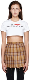 Doublet White Printed T-shirt In White