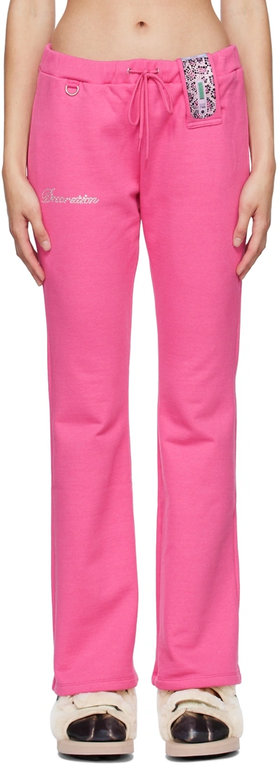 Doublet Pink Mobile Phone Lounge Trousers