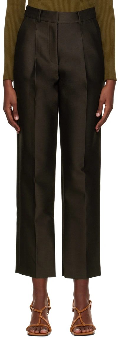 Lvir Brown Crease Trousers