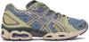 Asics Ub3-s Gel-nimbus 9 Mesh And Faux-leather Trainers In Stonewash/lint
