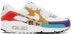 NIKE MULTICOLOR AIR MAX 90 SE SNEAKERS