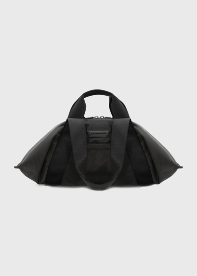 Transience On Tour Zip Nylon Duffel In Black