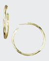 Ippolita Large Faceted Hoop Earrings In 18k Gold In Yellow Gold
