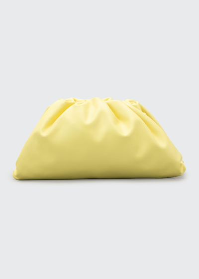 Bottega Veneta The Pouch Bag In Butter Calf Leather In Sherbert