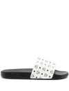 Mcm Logo Print Slides In White
