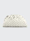 Bottega Veneta Mini Pouch Intrecciato Crossbody Bag In Chalk