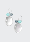 Ippolita Rock Candy Luce 3-stone Drop Earrings In Cascata